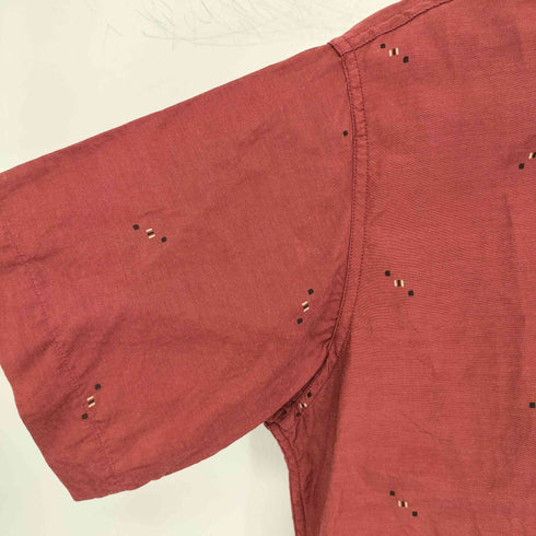 デラックス DELUXE S/S レイルドット レーヨンシャツ メンズ JPN:M